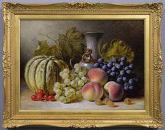 William Duffield - 19th Century still life oil painting of fruit
a vase 19th Century still life oil painting of fruit
a vase