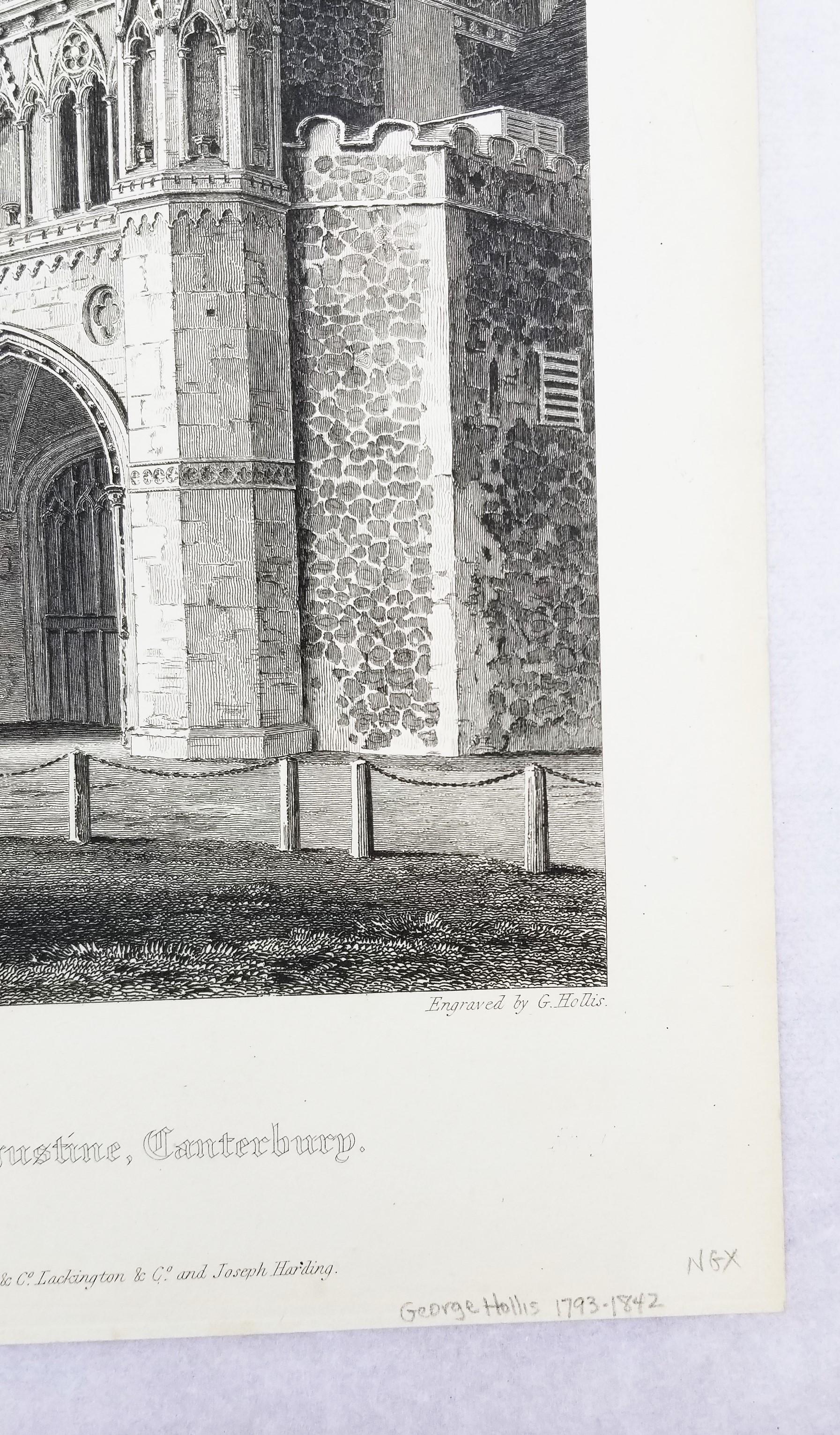 Monastery of St. Augustine, Canterbury /// William Dugdale Monasticon Anglicanum For Sale 6