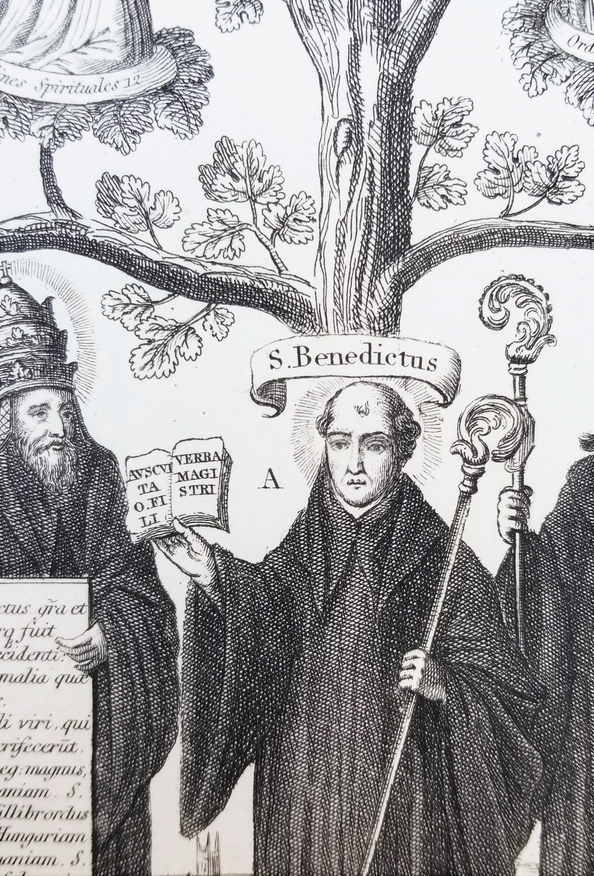 Árbol, Exhibición de las Diversas Congregaciones de la Orden Benedictina /// Hollar en venta 5