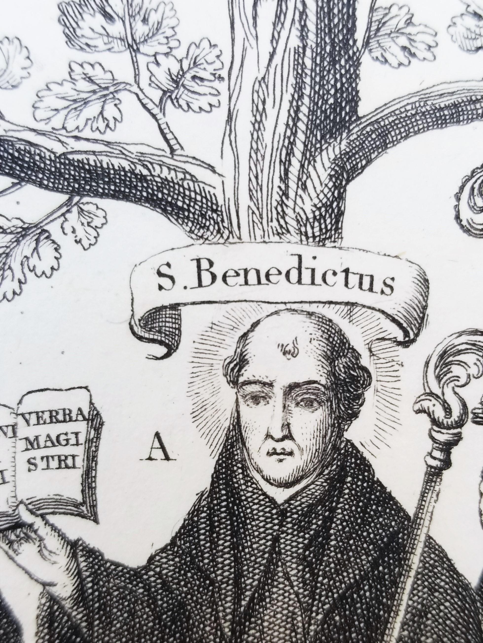 Árbol, Exhibición de las Diversas Congregaciones de la Orden Benedictina /// Hollar en venta 6