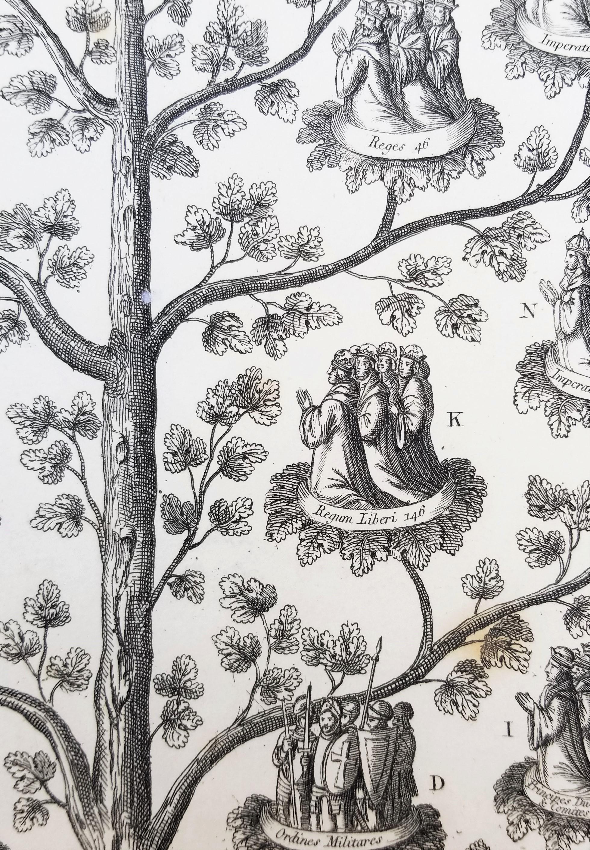 Árbol, Exhibición de las Diversas Congregaciones de la Orden Benedictina /// Hollar en venta 7