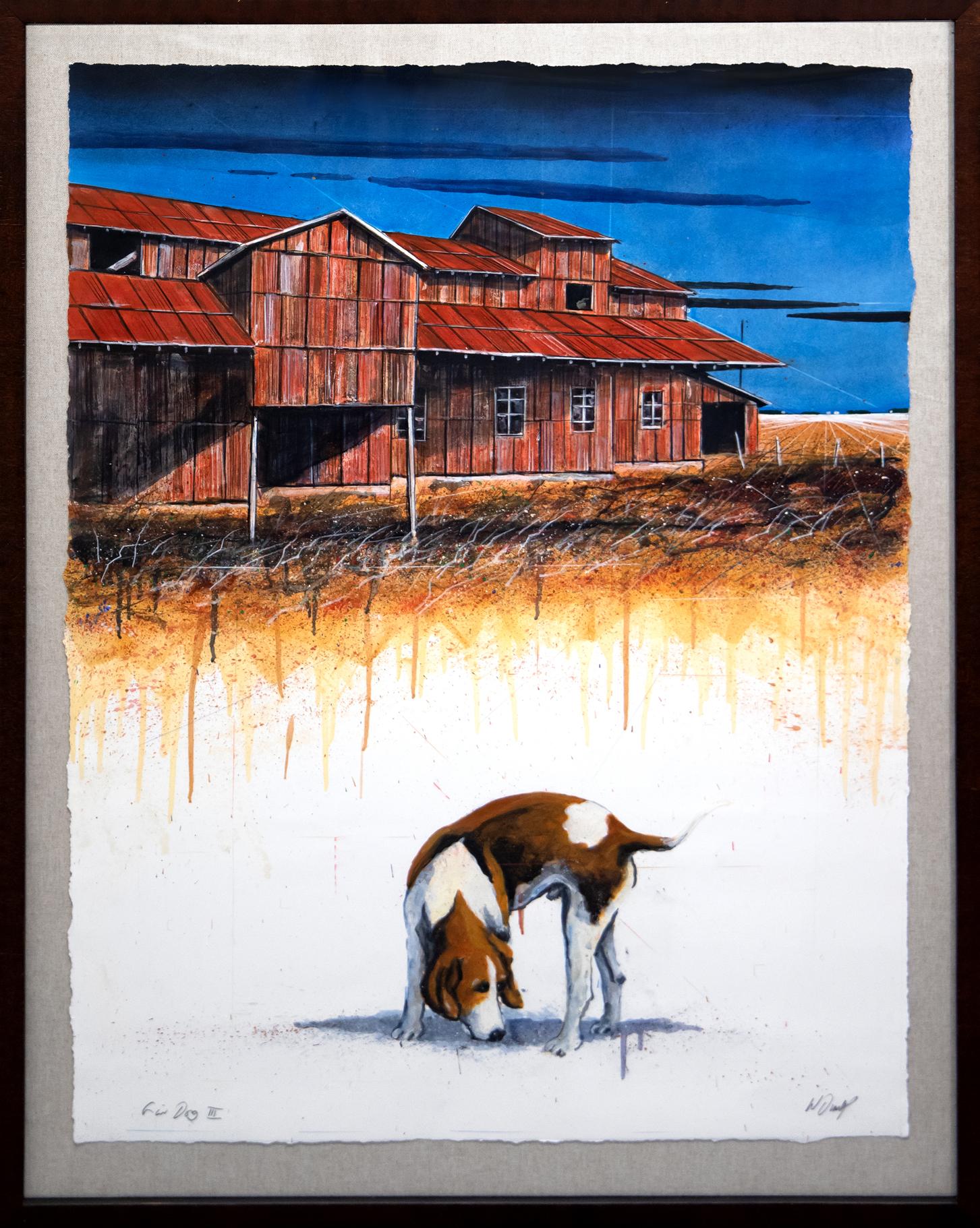 William Dunlap Landscape Painting - Gin Dog III