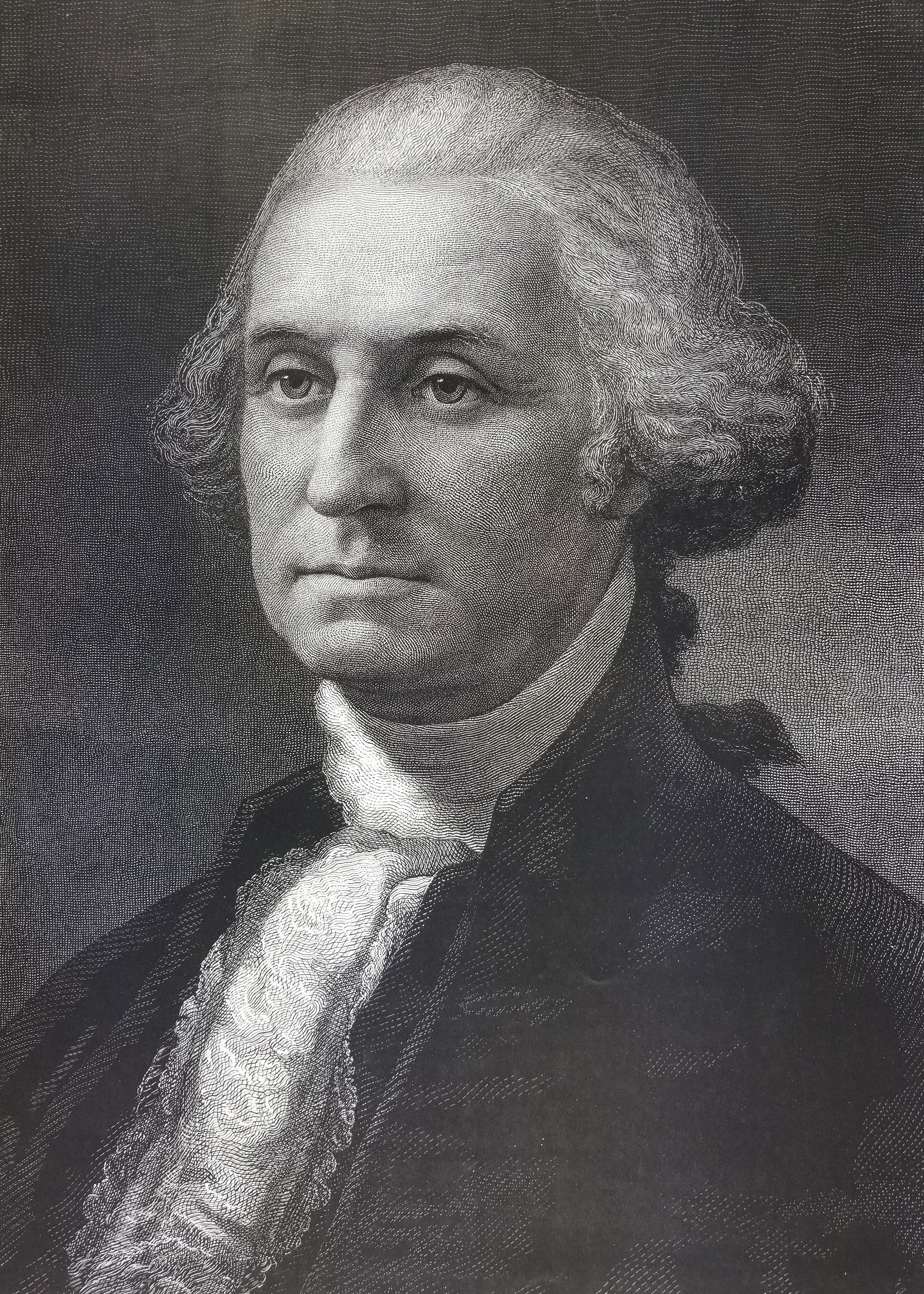 Porträt von George Washington von William E. Marshall 1