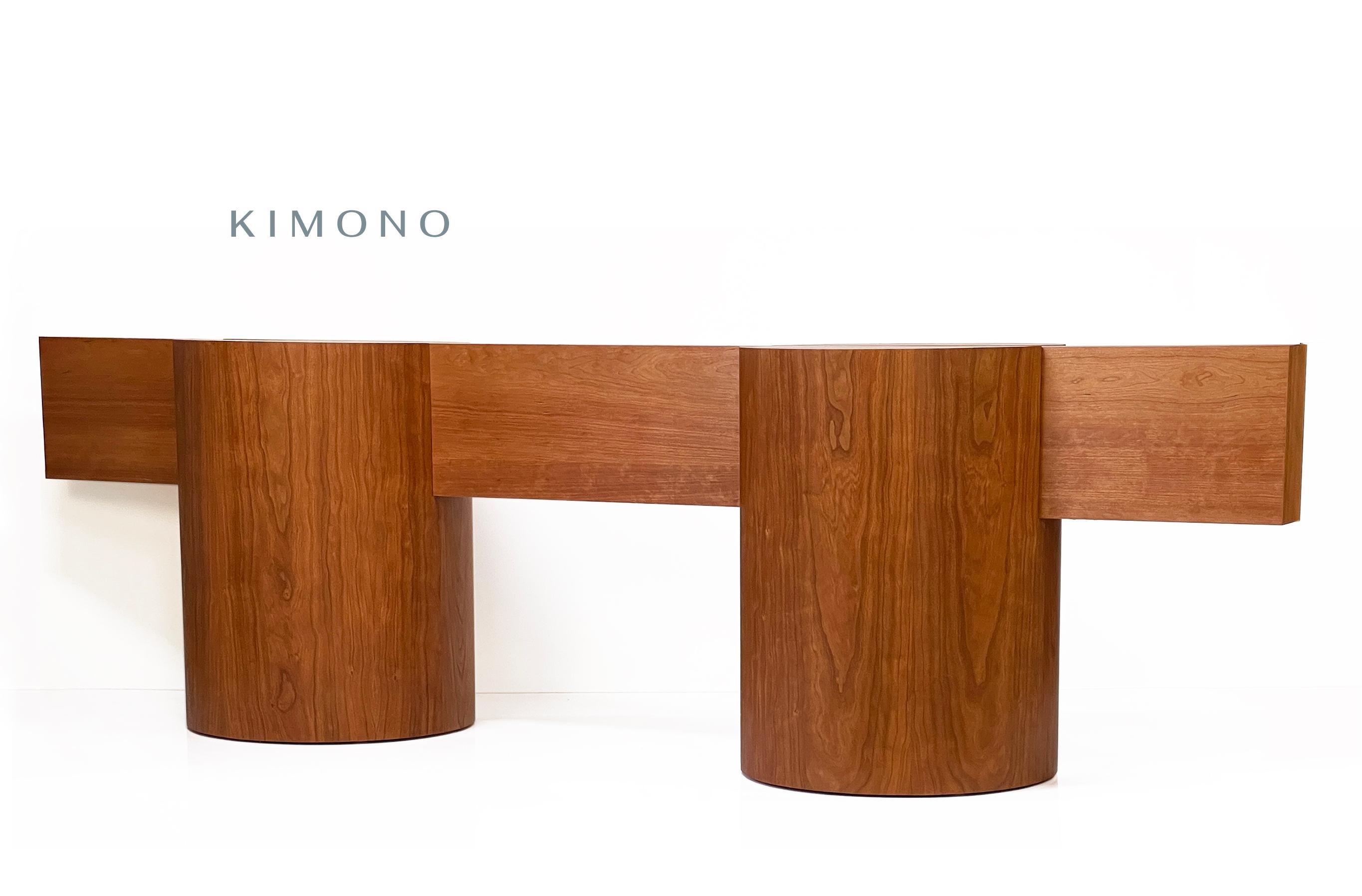 William Earle's 'h a l' dining pedestals For Sale 8