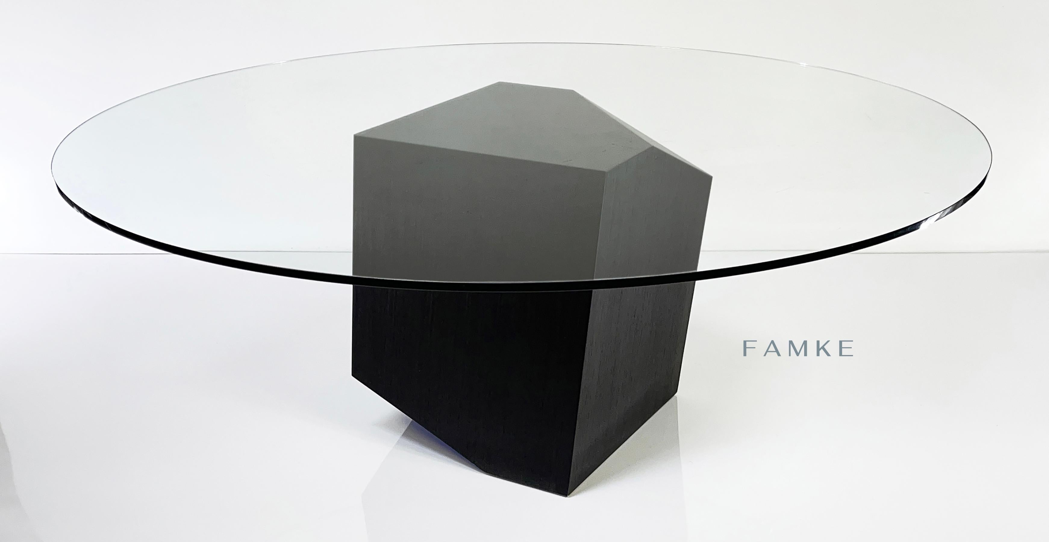 William Earle's 'h a l' dining pedestals For Sale 9