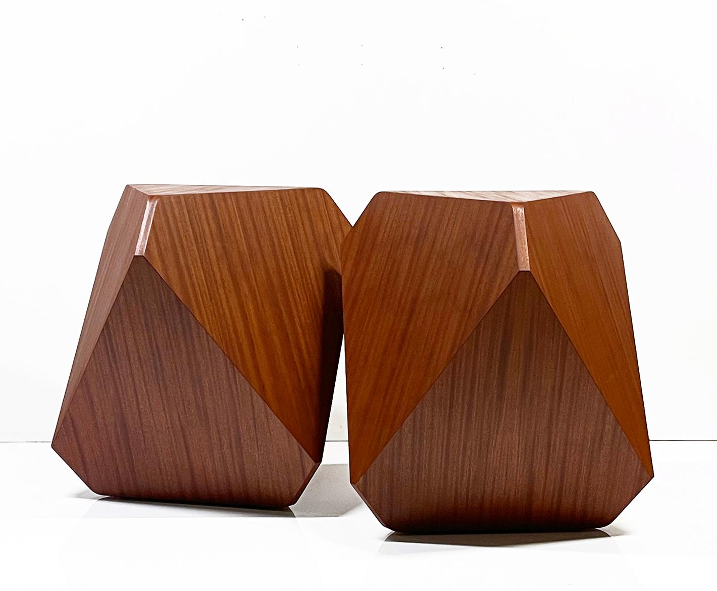 Contemporary William Earle's 'h a l' dining pedestals For Sale