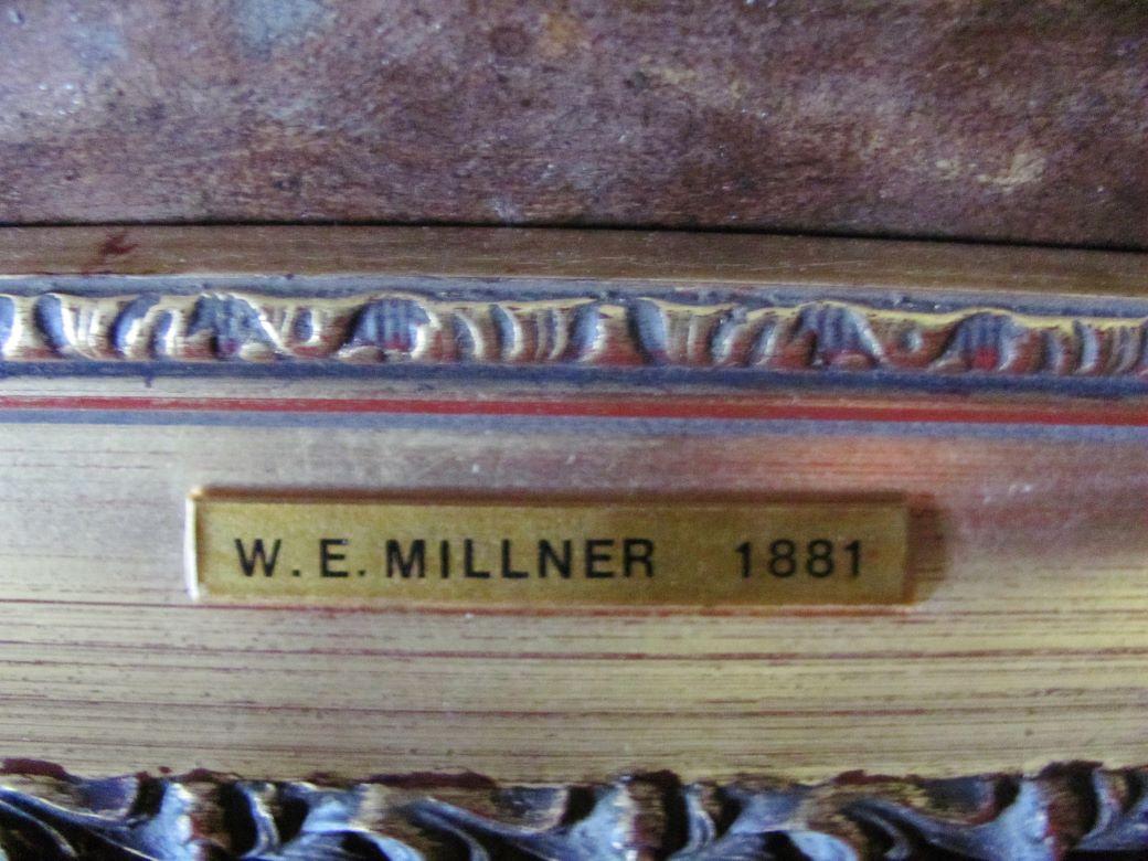 Paesaggio/ritratto di cavallo con ufficiale dell'esercito del XIX secolo, William Edwards Millner in vendita 1