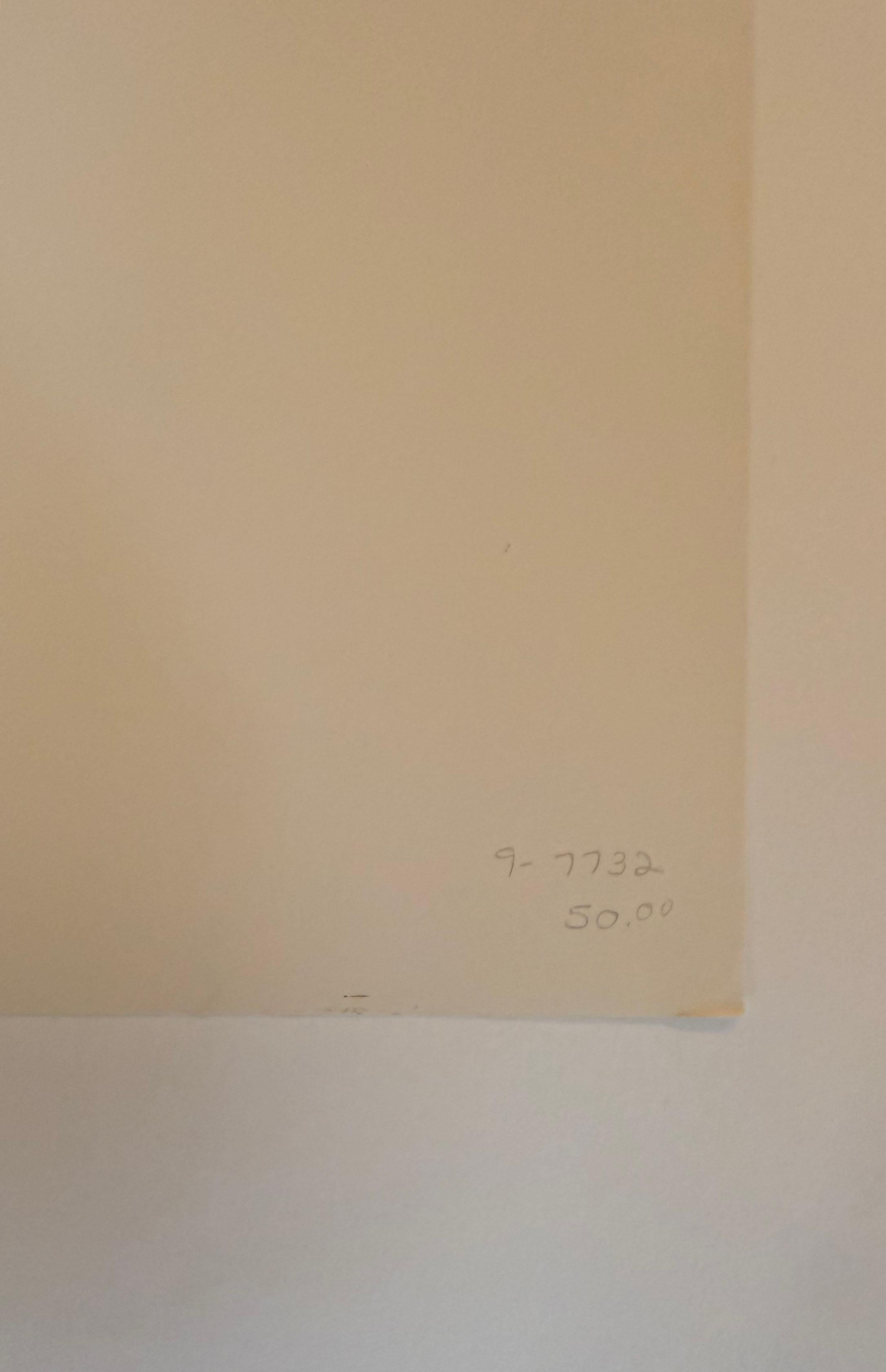 This rare signed poster features a reproduction of 