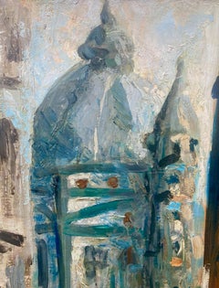 Missouri American Modernist famous in Europe - abstracted mid century Venice