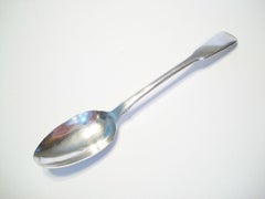 WILLIAM ELEY - George III Sterling Silver Tea/Dessert Spoon - U.K. - Circa 1813