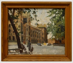 Attribuire. William Eric Thorp (1901-1993) - Olio del XX secolo, Via Continentale
