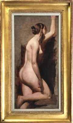 19th Century English Portrait of a Female Nude