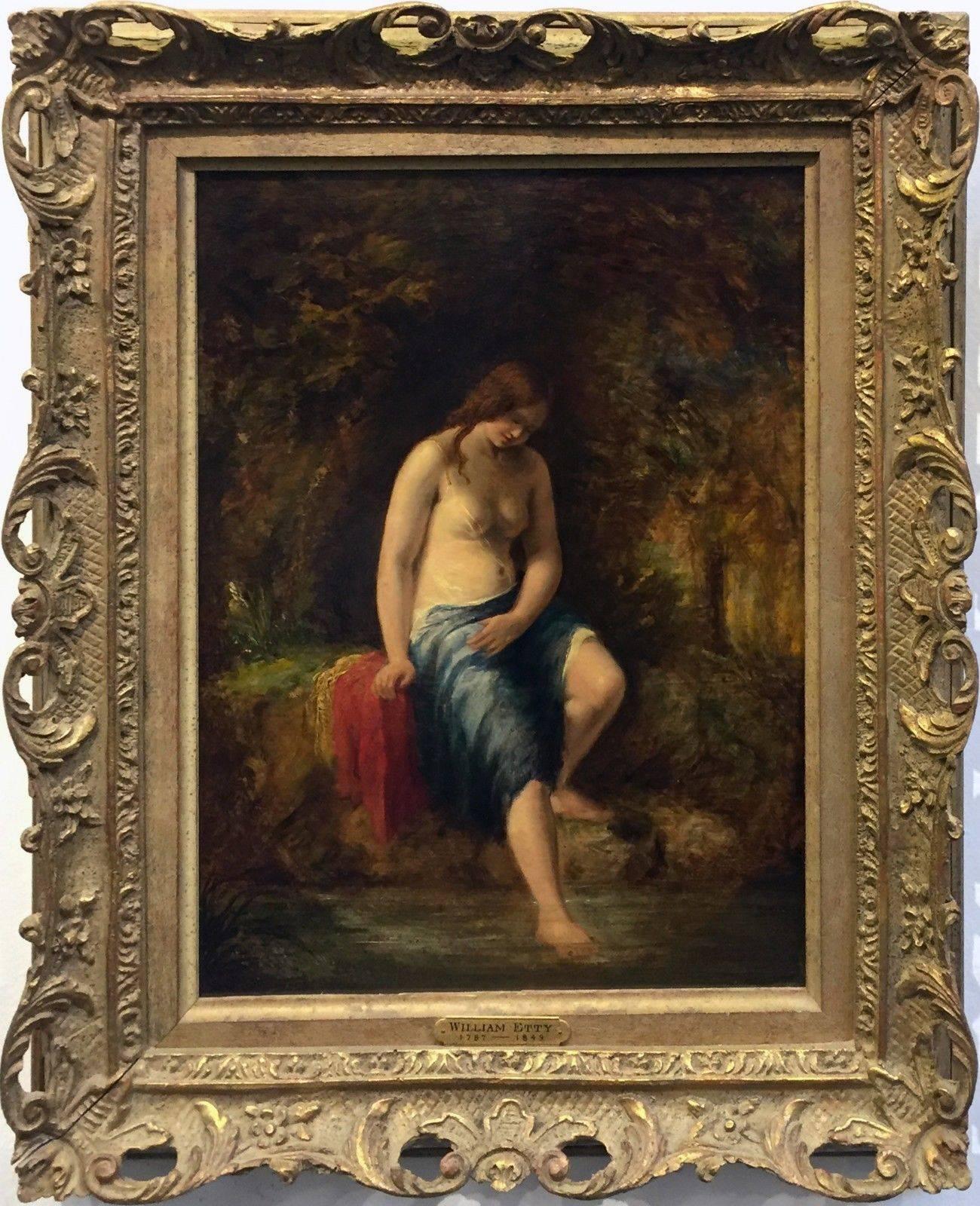BATHER - Painting by William Etty R.A.