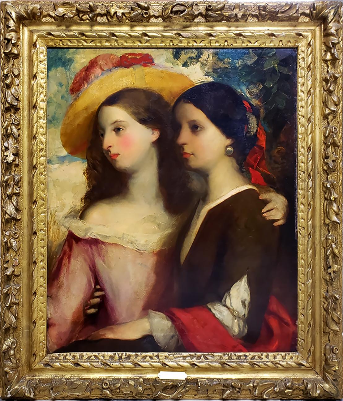 Freunde hinzufügen – Painting von William Etty R.A.