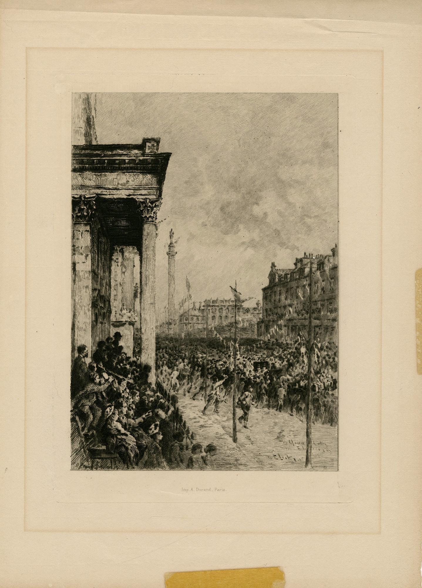 The Queen's Entrance into Edinburgh - Print by William Ewart Lockhart