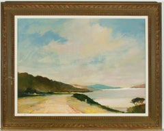 Vintage William Eyre (1891-1979) - Signed and Framed Scottish Oil, Loch Ryan, Galloway