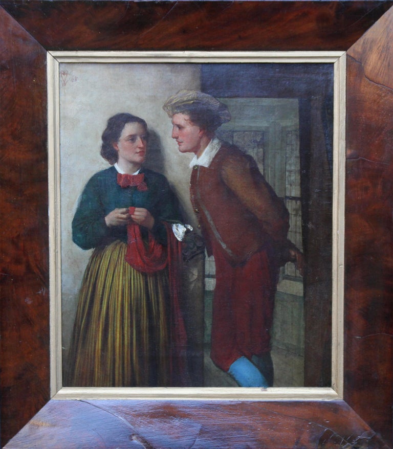 William Fettes Douglas The Gossip Scottish 19thc Art Victorian