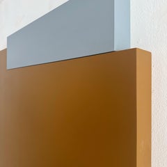 William Finlayson Jr. Acrylic on Wood Assemblage Titled: "a.b.c. 6” 2024