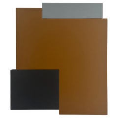 William Finlayson Jr. Acrylic on Wood Assemblage Titled: "a.b.c. 6” 2024