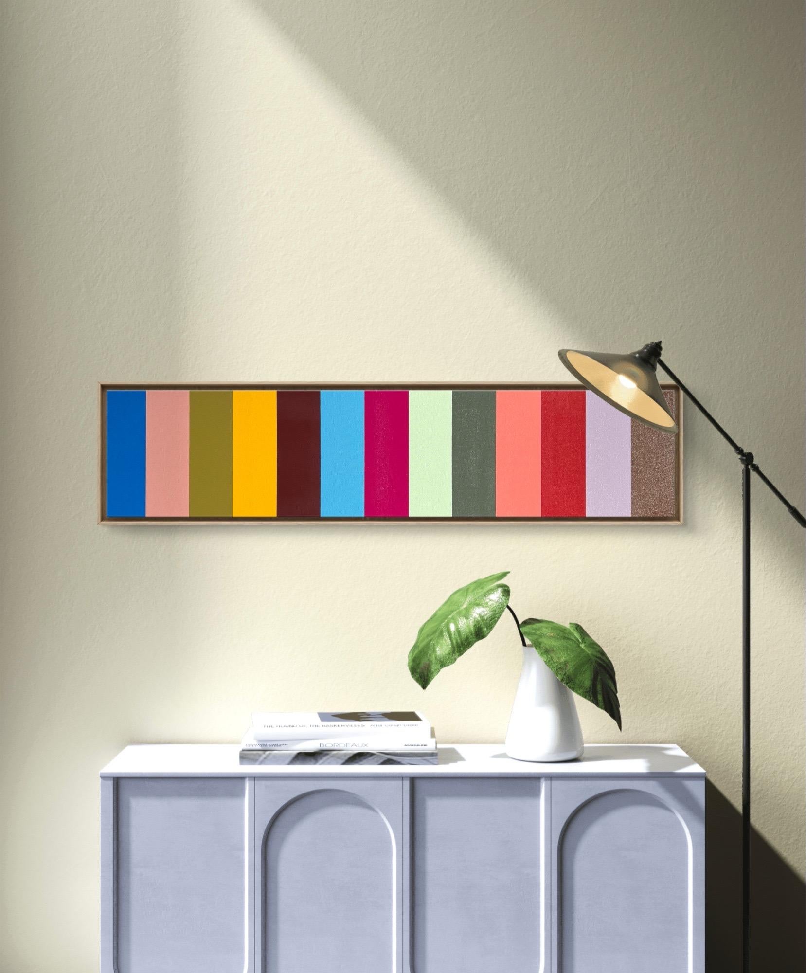 Acrylique sur bois  Intitulé : Blockhead 3 6