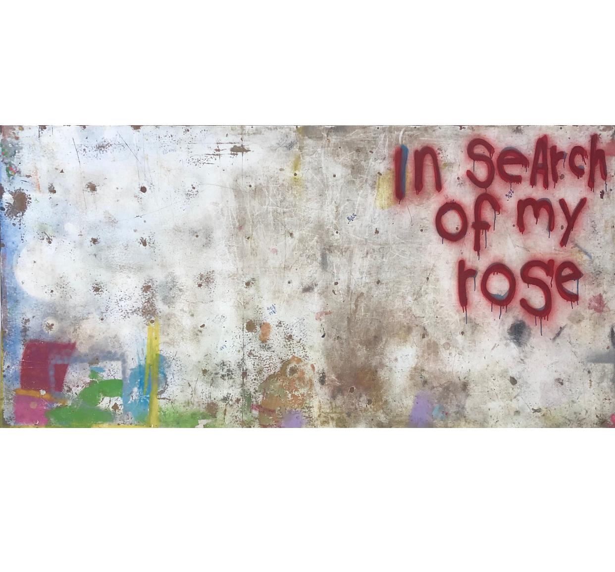 Large Acrylic on Panel Titled : “Rose” – Mixed Media Art von William Finlayson