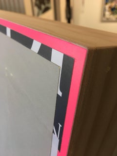 Quadro a tecnica mista intitolato: "EastSide". 24.5 x 24.5