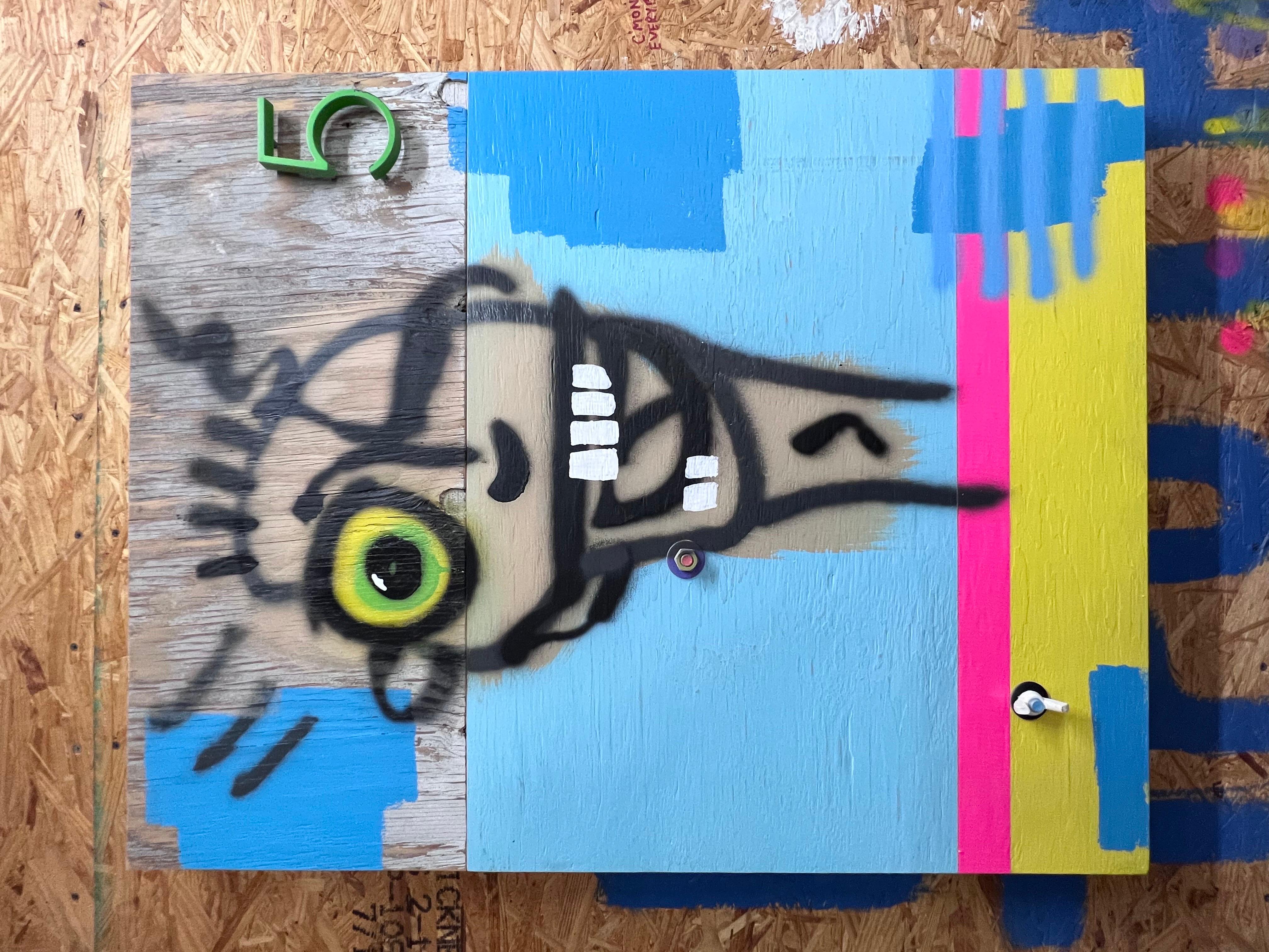 Peinture mixte intitulée : Wingnut en vente 3