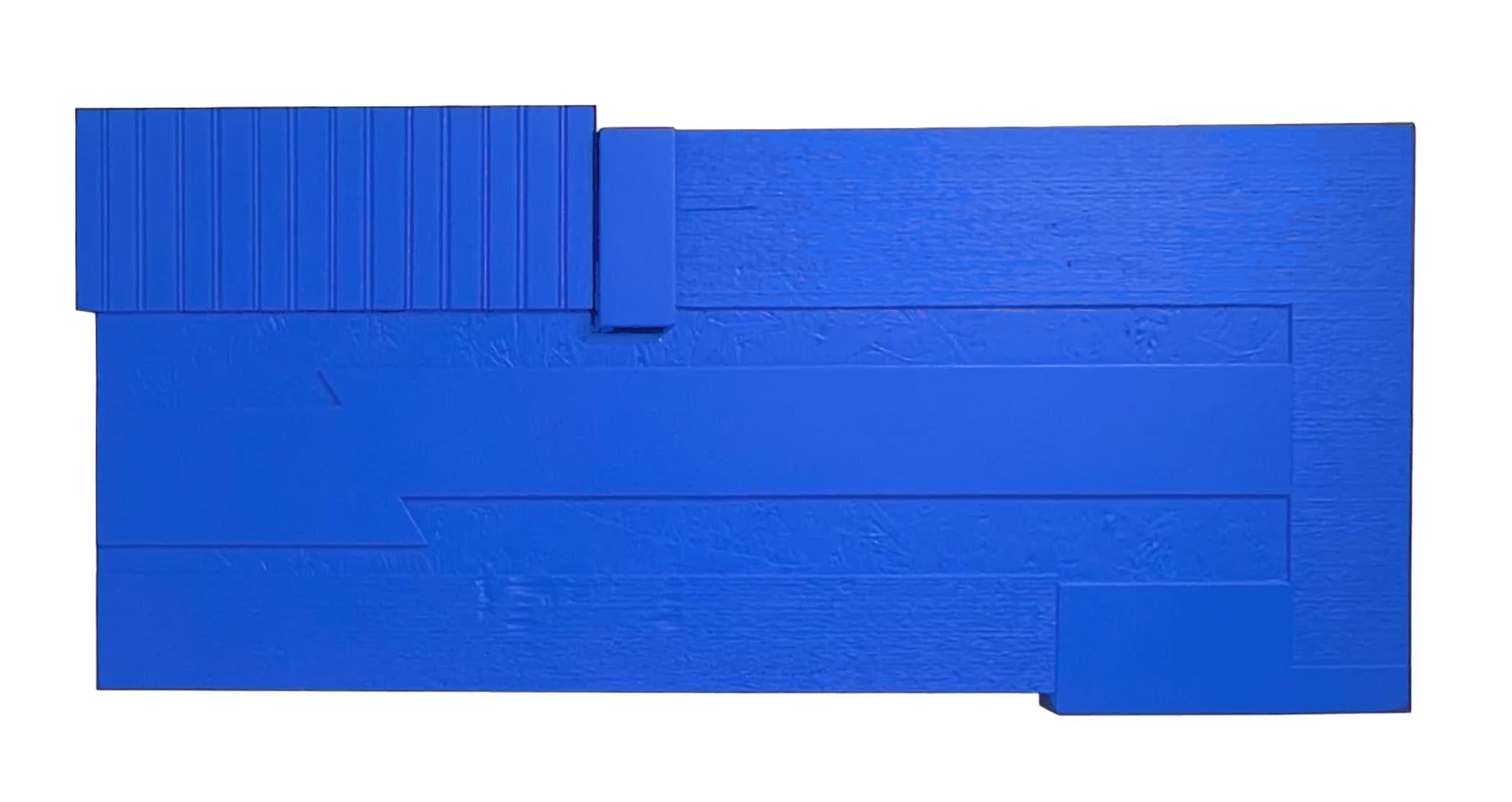 Assemblaggio in acrilico su legno "Fortaleza" 25 x 54