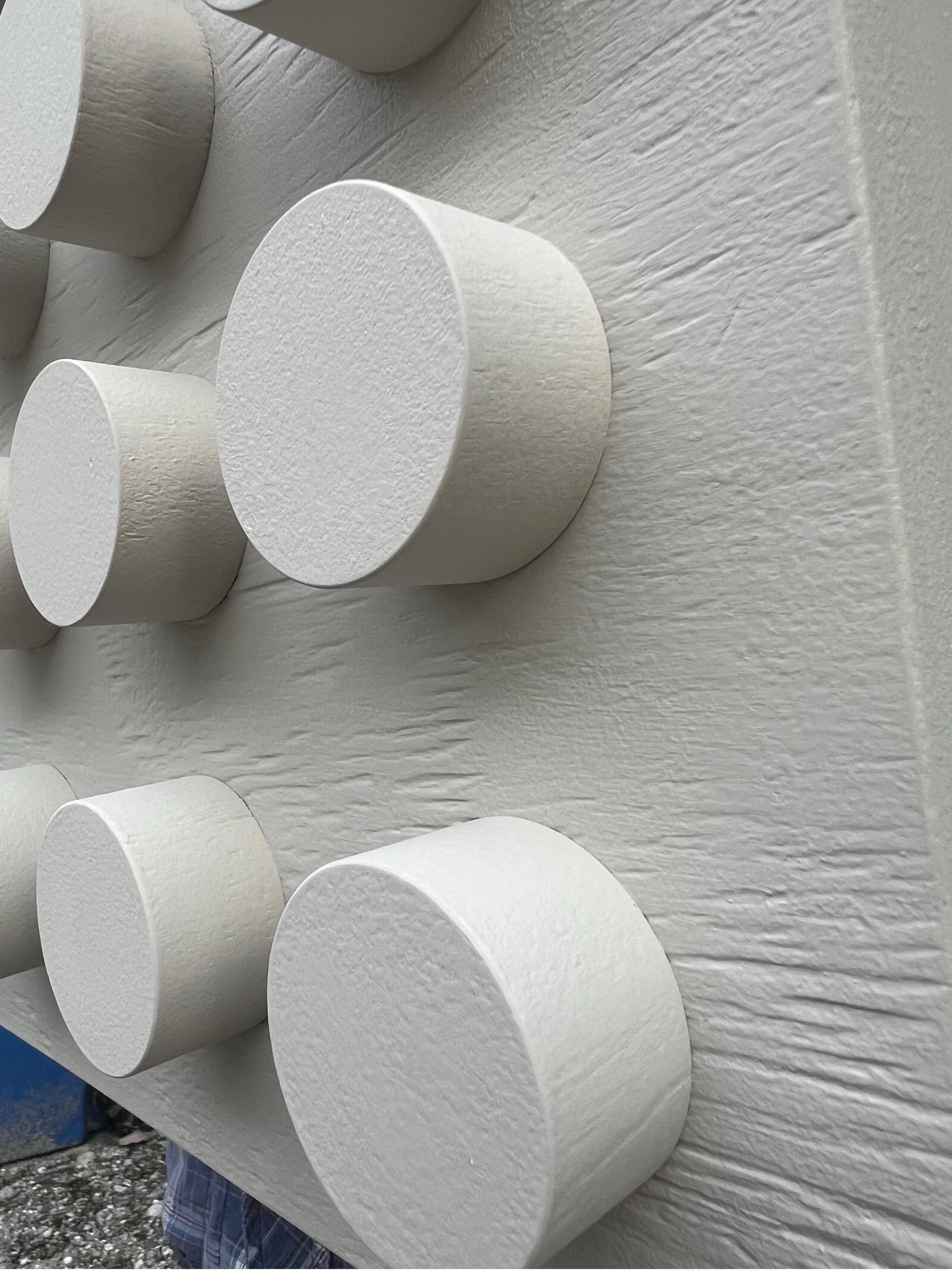 Pittura acrilica su pannello Assemblage intitolato: 