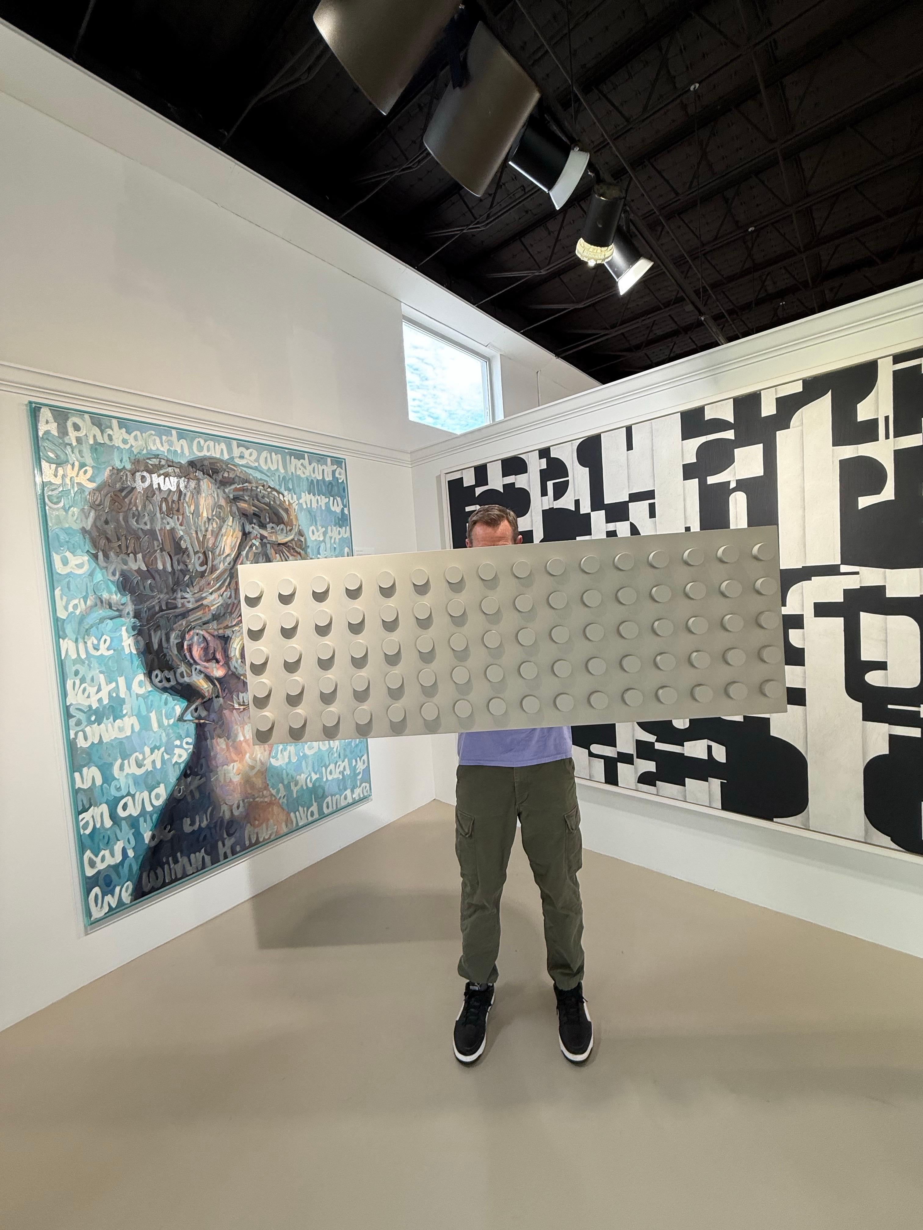 Pintura acrílica sobre panel Ensamblaje titulado: 