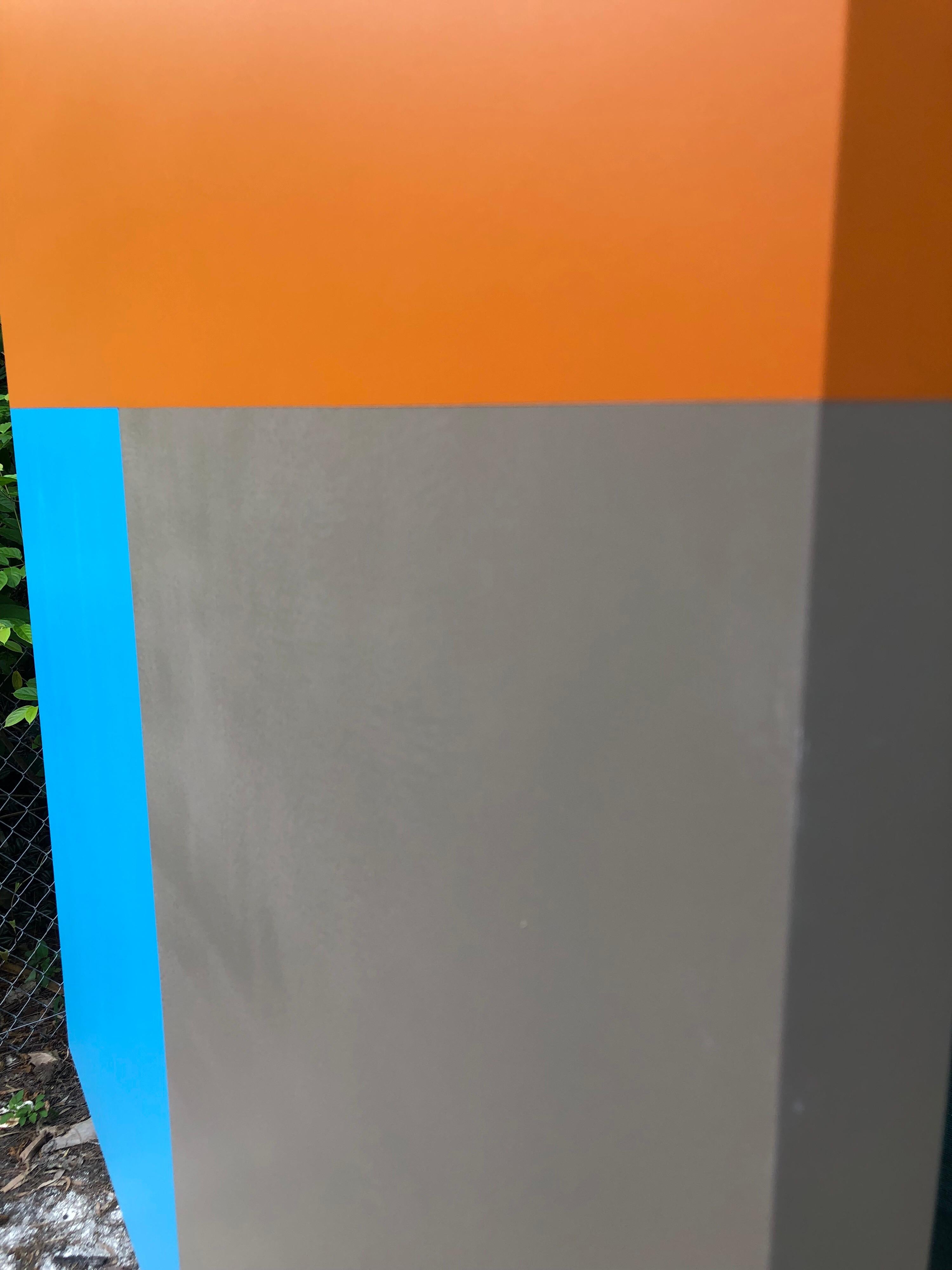 blue orange grey color palette