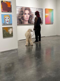 Acrylic Painting on wood Panel Titled “Happy Haze V”  35 x 47