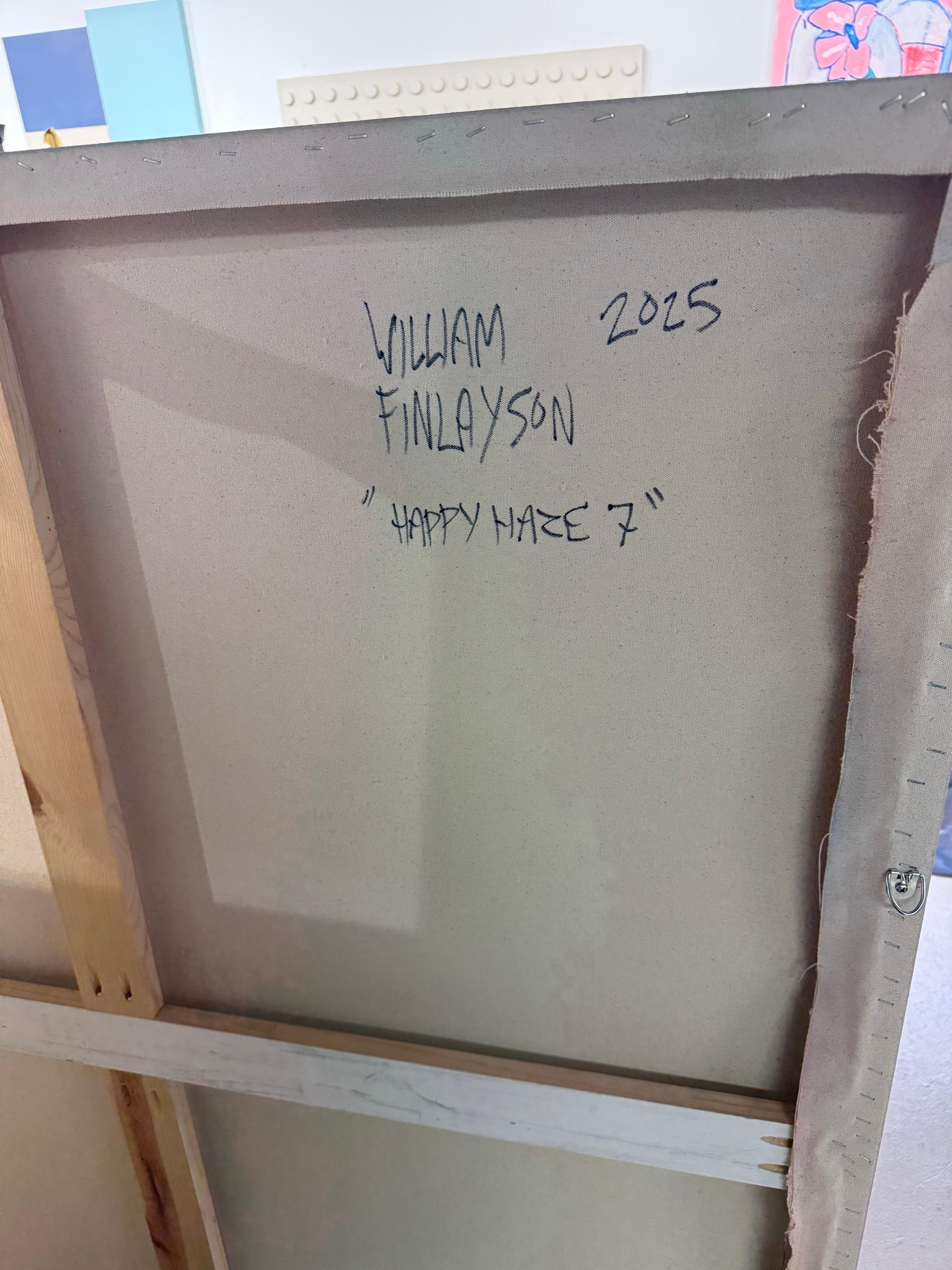 Acrylic Painting on wood Panel Titled “Happy Haze VlI For Sale 6