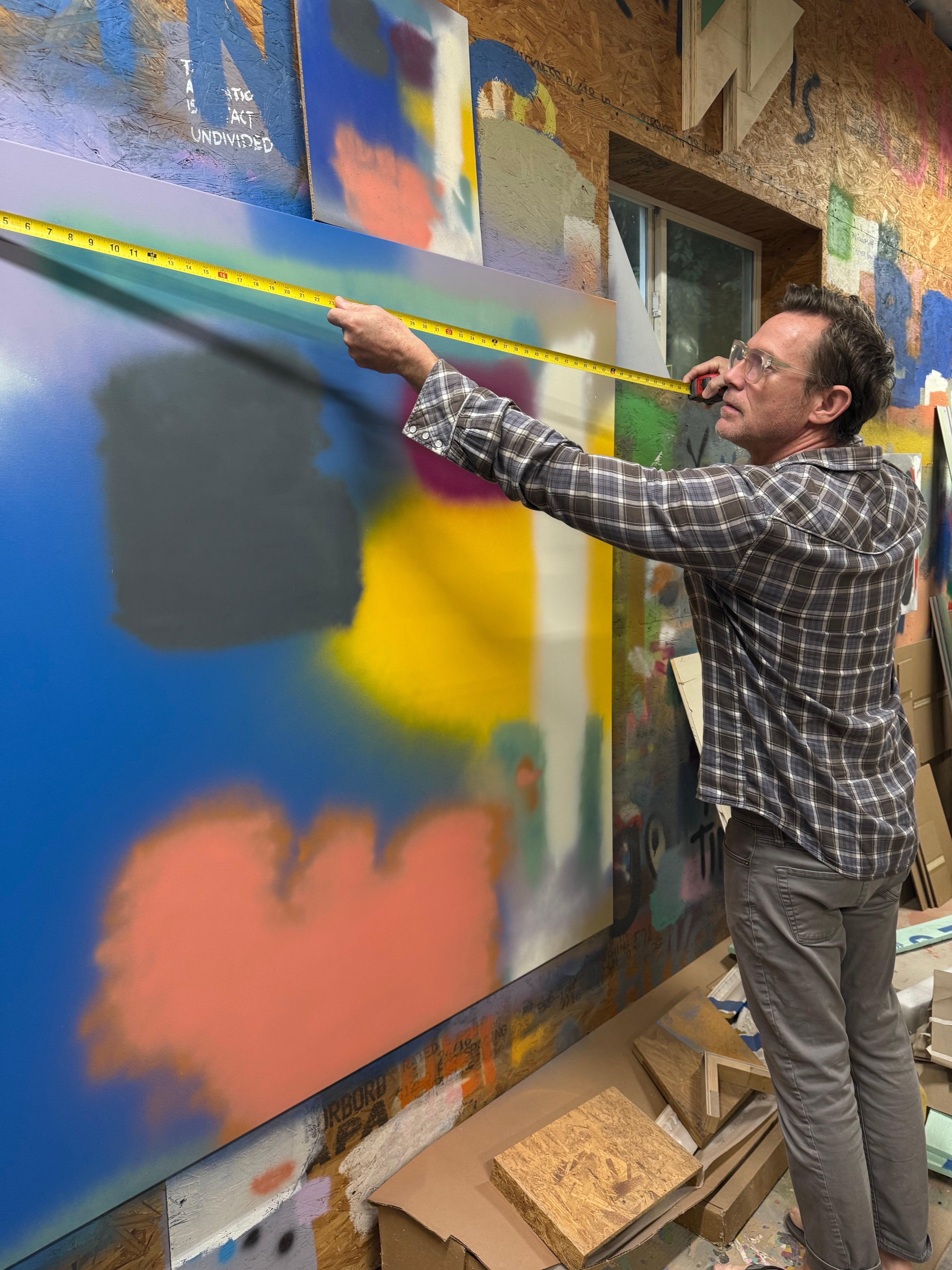 Pintura acrílica sobre panel de madera Titulada 
