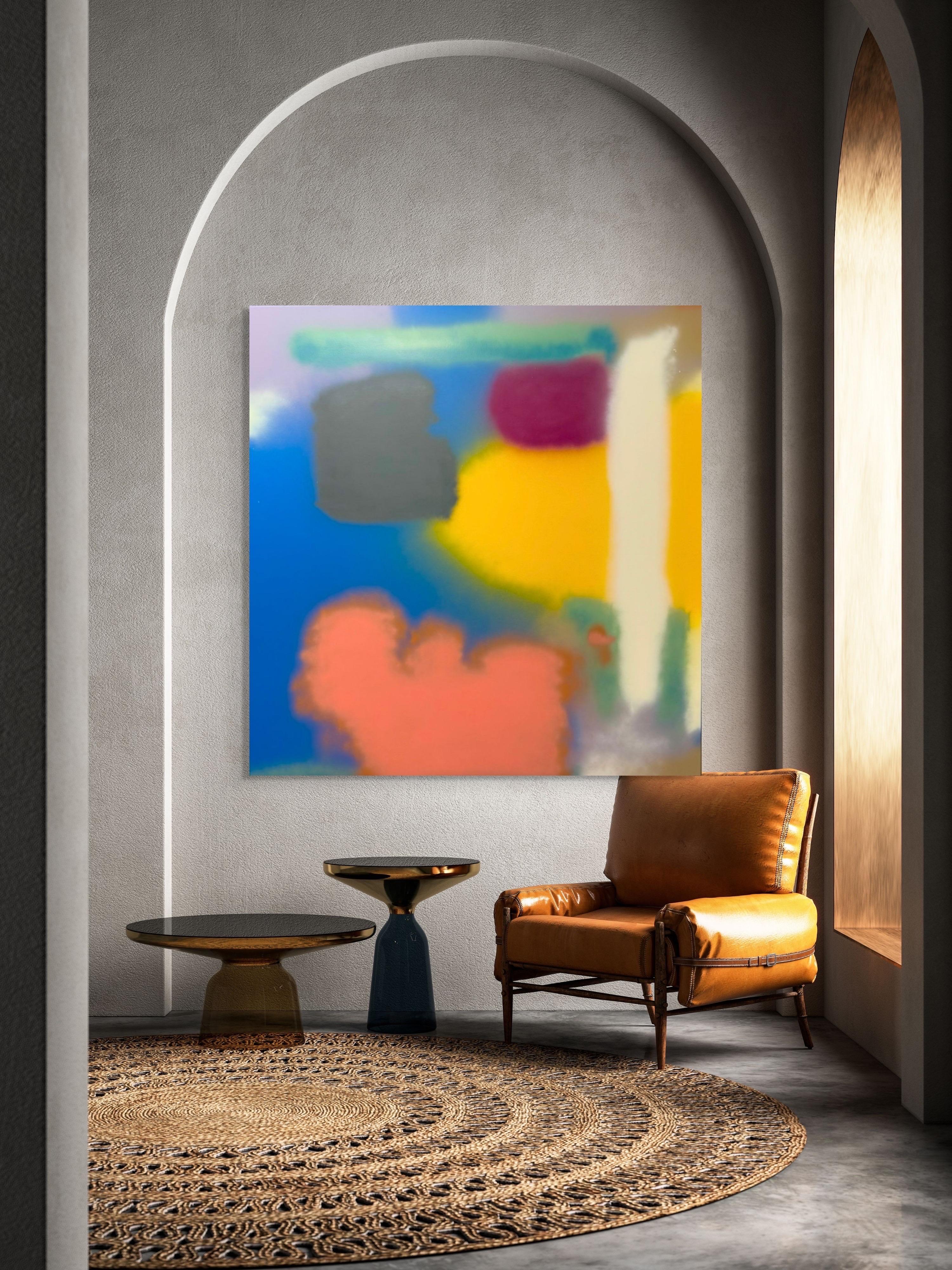 Pintura acrílica sobre panel de madera Titulada 
