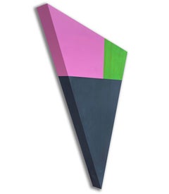 Modern Acrylic Painting on Panel Titled: "Last Night"