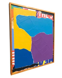 Original Abstract Mixed Media Painting. 32.25 x 27.25