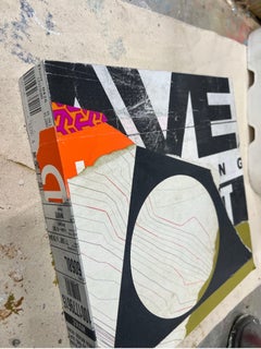Original Abstract Mixed Media Painting “Behave”