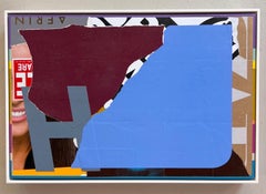 Original Abstrakt Gemälde "Toot Sweet"  16.5 x 18.25