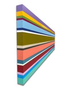 Original Acrylic Painting Titled: "HECF005-WLF2020"  24.75 x 84