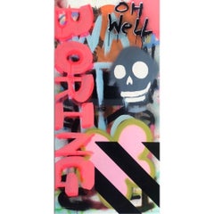 Original Expressionist Painting on Panel Titled: Oh Well