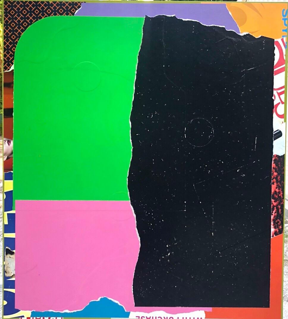 Original Painting on Panel Titled: "Let em Live” 39 x 45