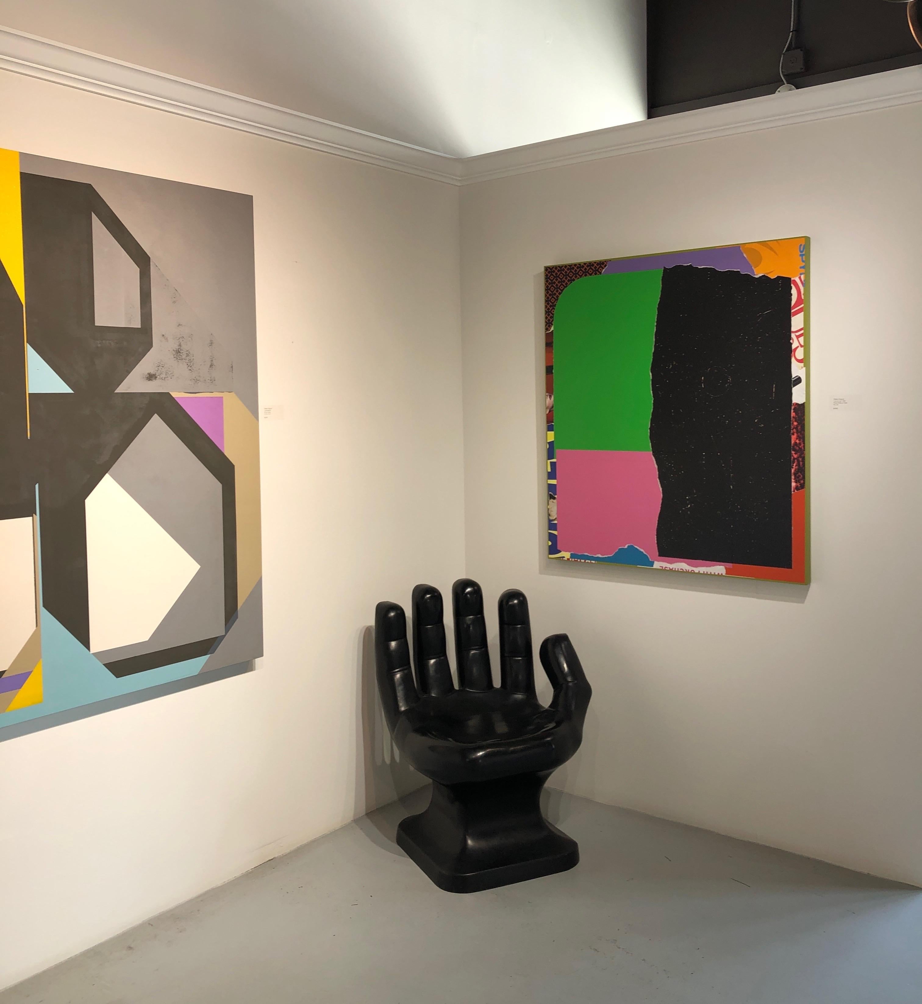 Pittura originale su pannello intitolata: 