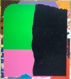 Pintura original sobre tabla titulada: "Dejadles vivir"