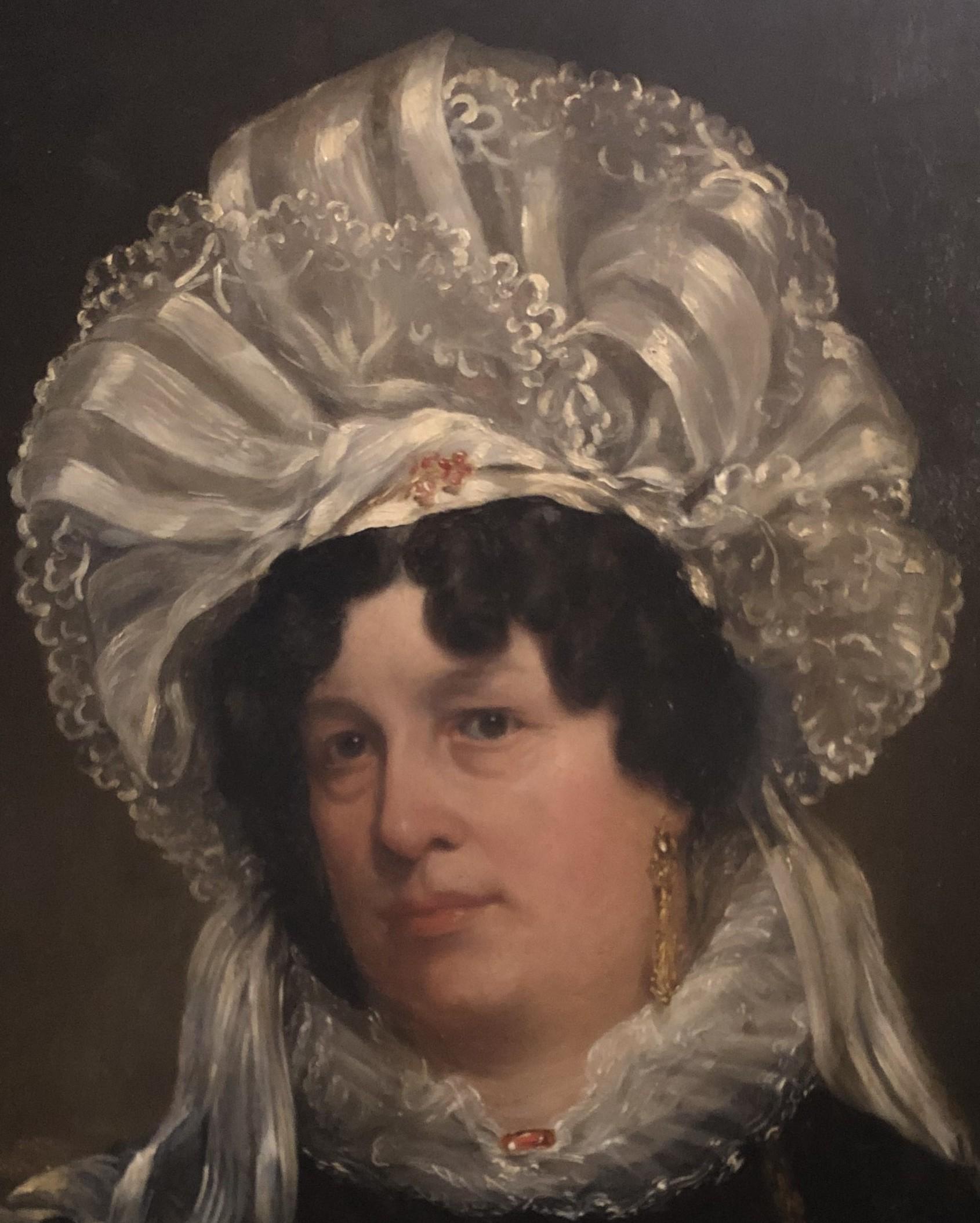 William Fisk 1796 -1872, was an English born portrait and history painter. Although born in 1796 he didn't start his artistic career until after 1826, after the birth of his son William Henry Fisk. He exhibited at the Royal Academy and the British