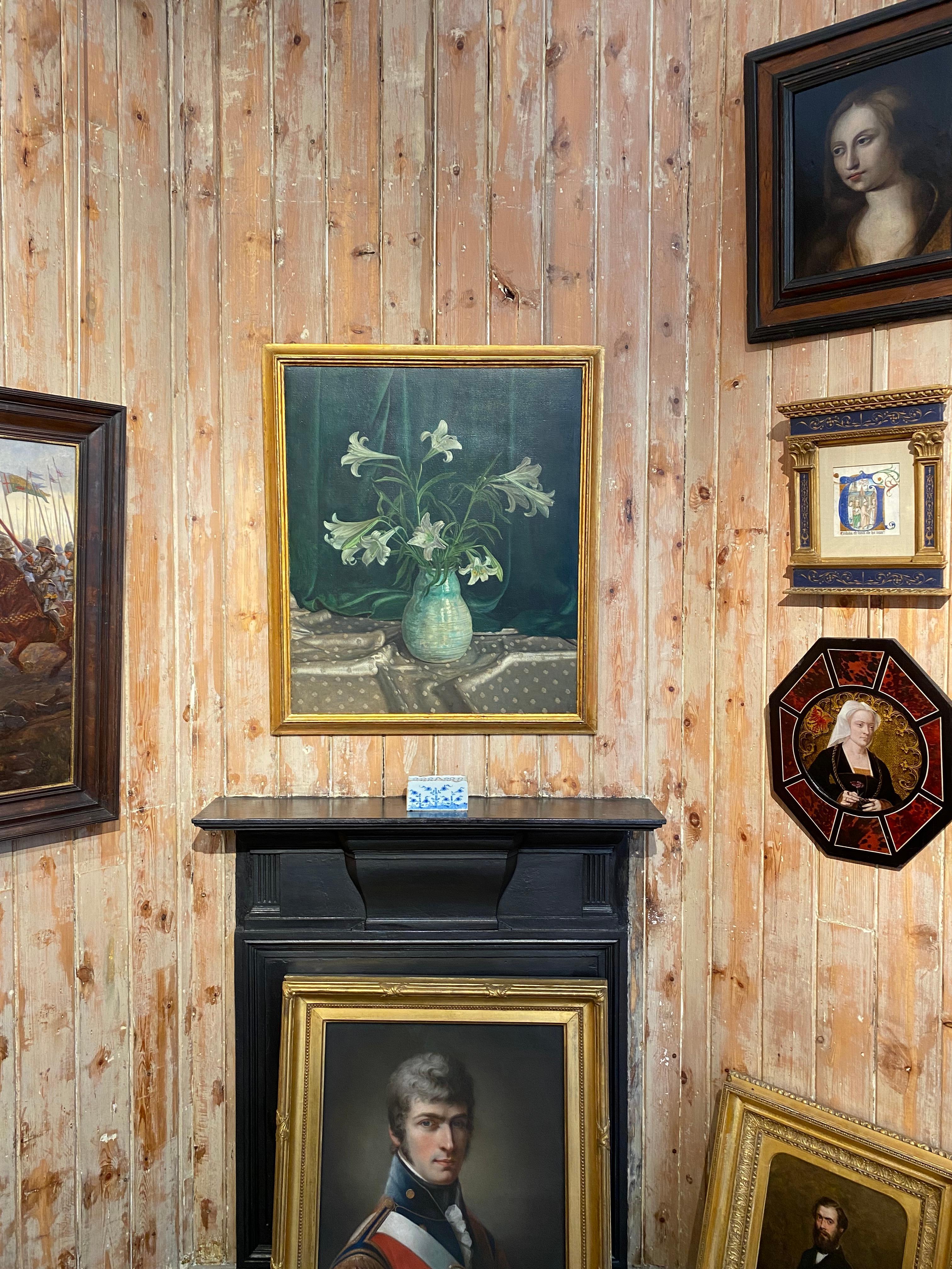 Natura morta, Olio del XX secolo - Painting di William Francis Vere Kebbell 