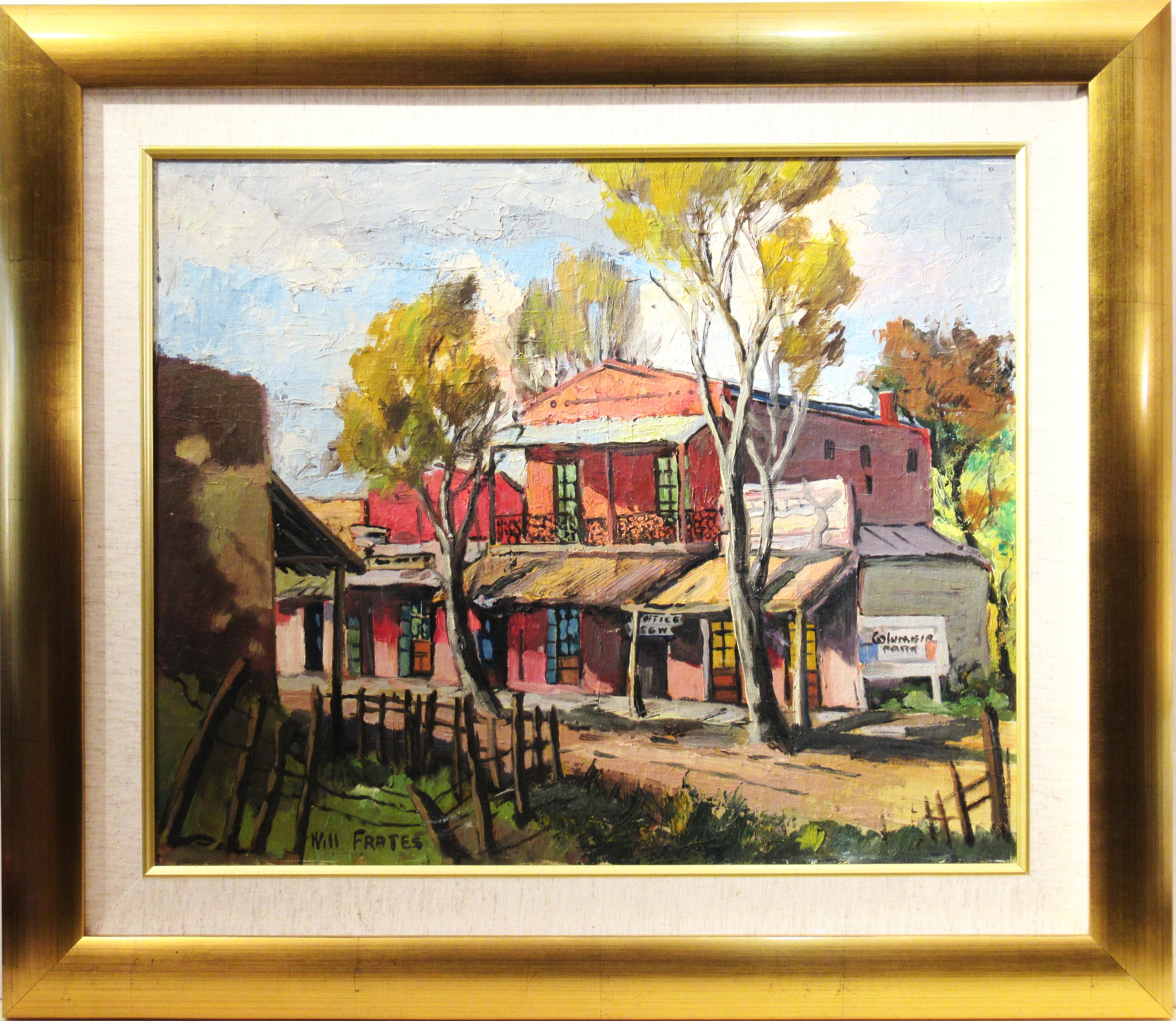 William Frates Figurative Painting - Colombia Park, California