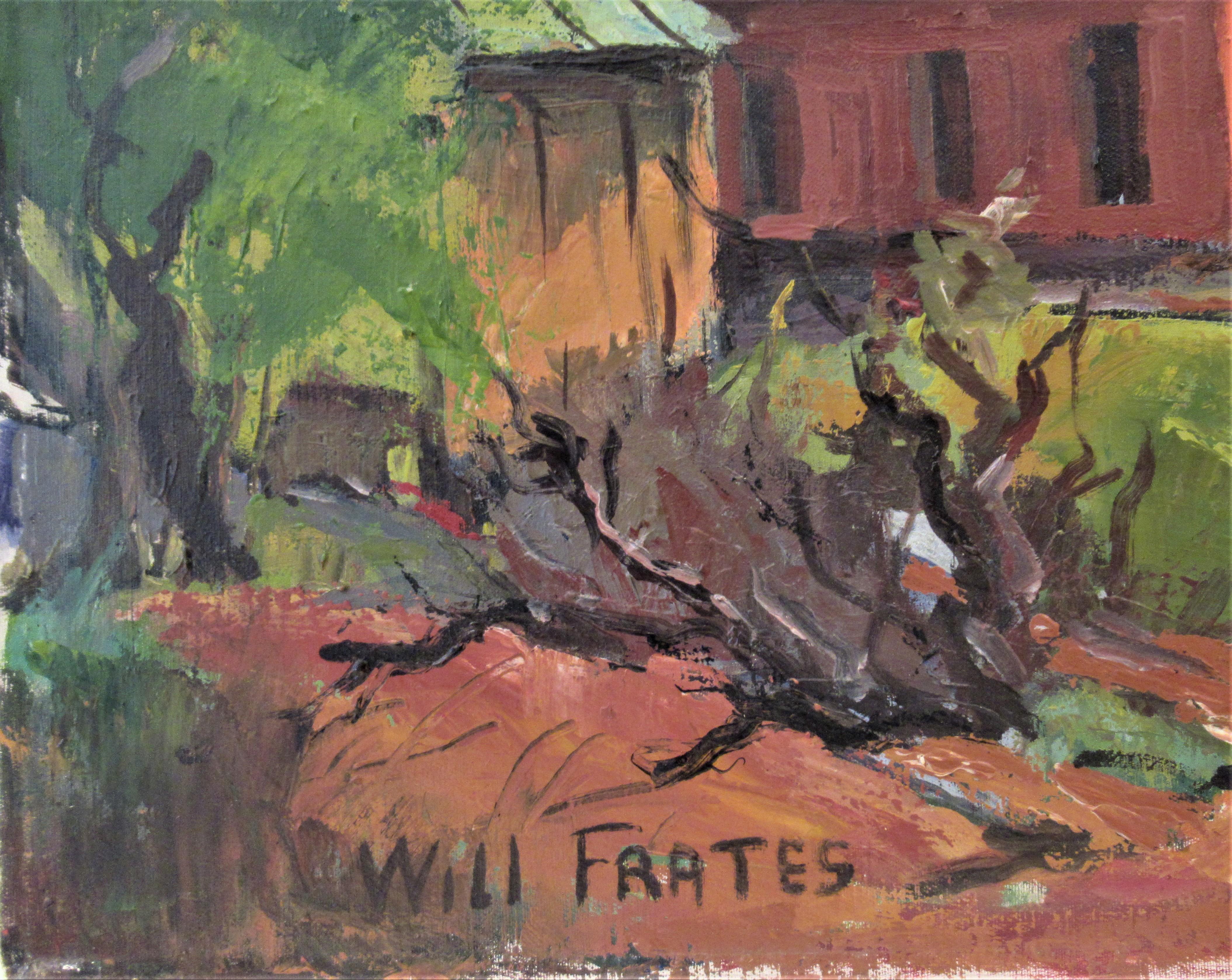 Fallon House, Kolumbien, Kalifornien (Grau), Landscape Painting, von William Frates