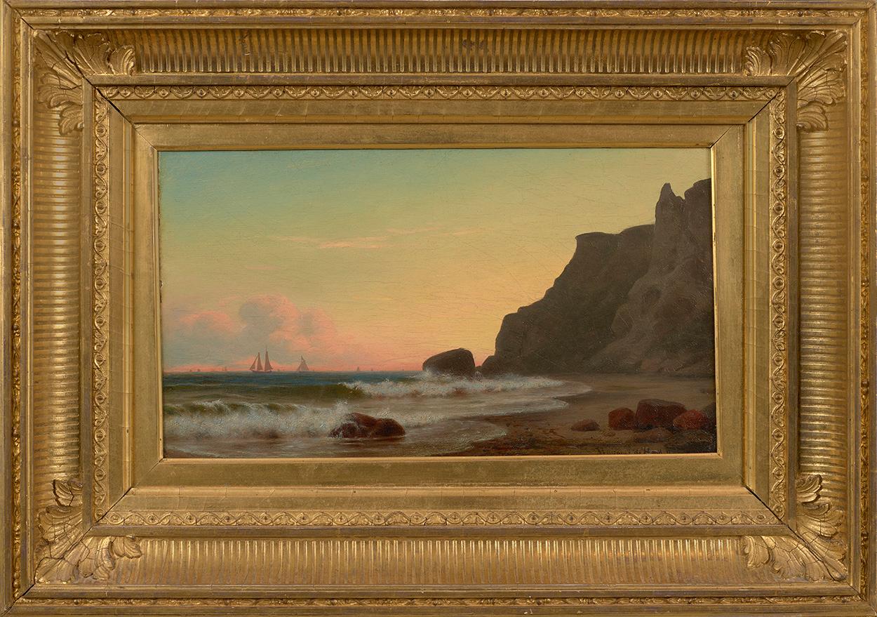 Südküste der Blockinsel – Painting von William Frederick de Haas