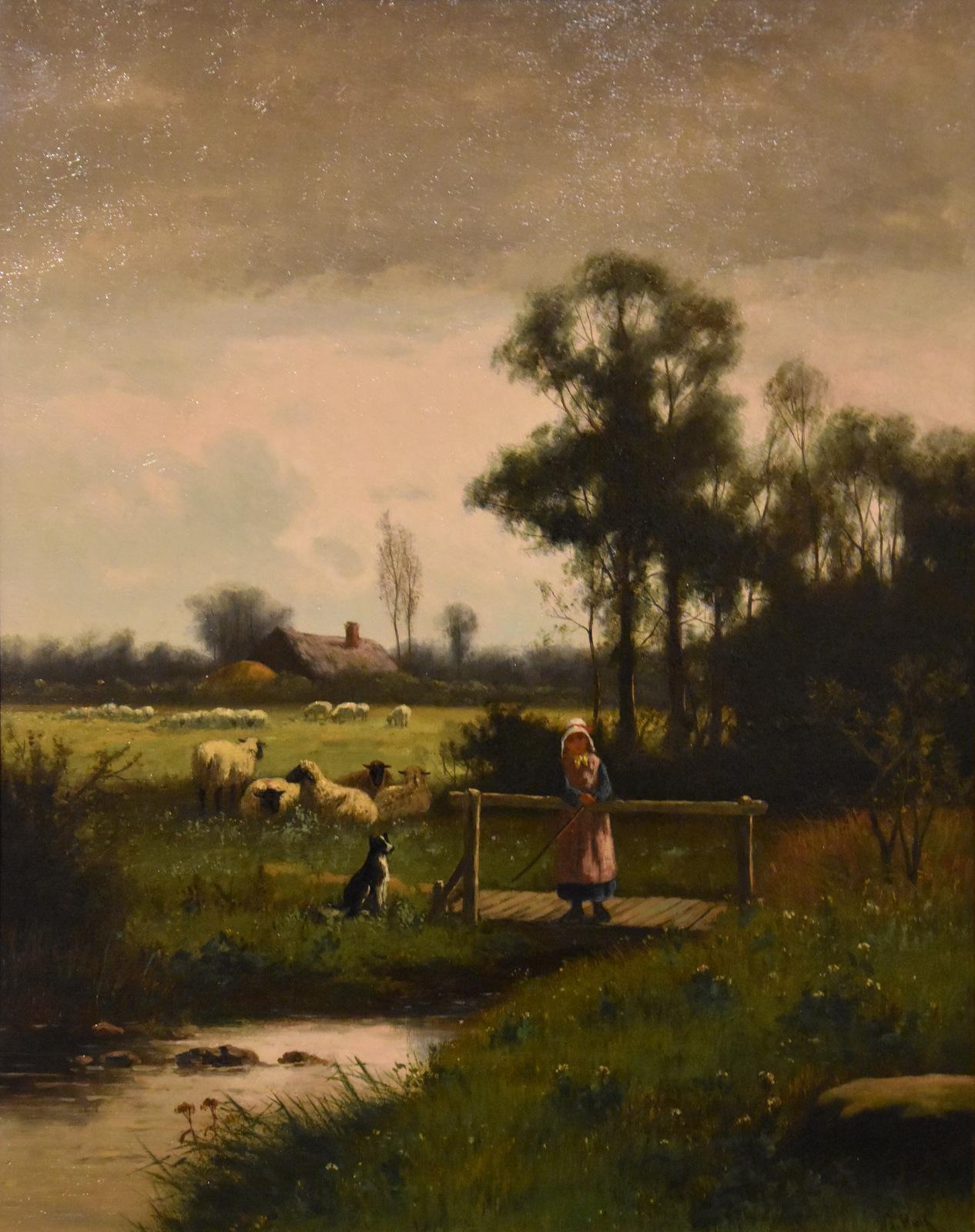 Pintura al óleo de William Frederick Hulk 